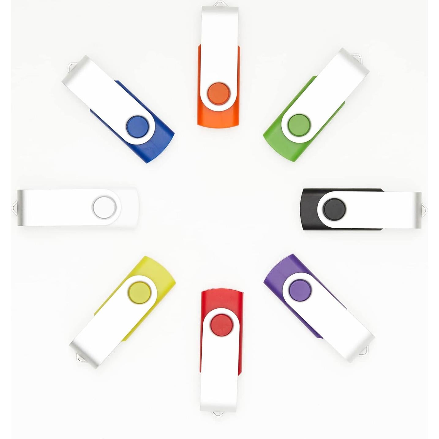 Paquete de 5 unidades USB 2.0 REWBOAT 128MB colores aleatorios