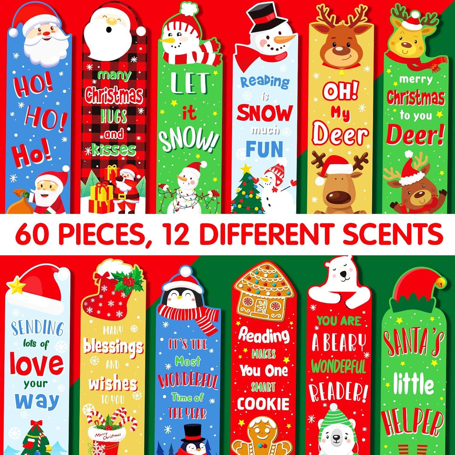 Marcadores Aromatizados de Navidad Fainne 60 Piezas 14x4cm