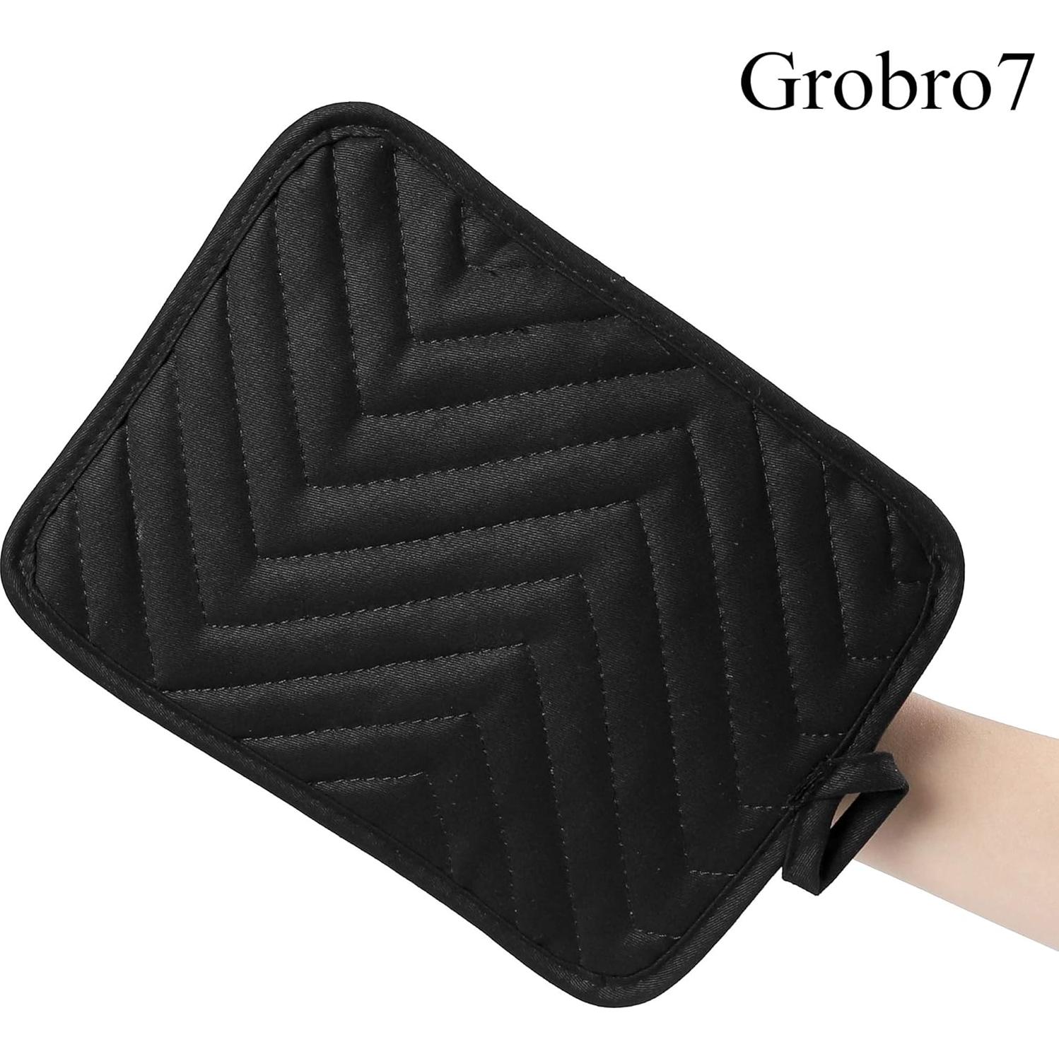 Set de 5 Agarraderas de Algodón GROBRO7 Resistentes al Calor