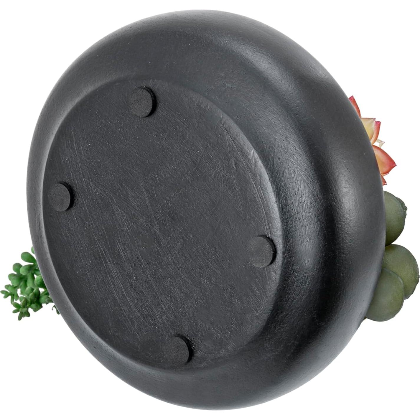 Arreglo de Suculentas Artificiales MyGift en Maceta de Concreto 20 cm