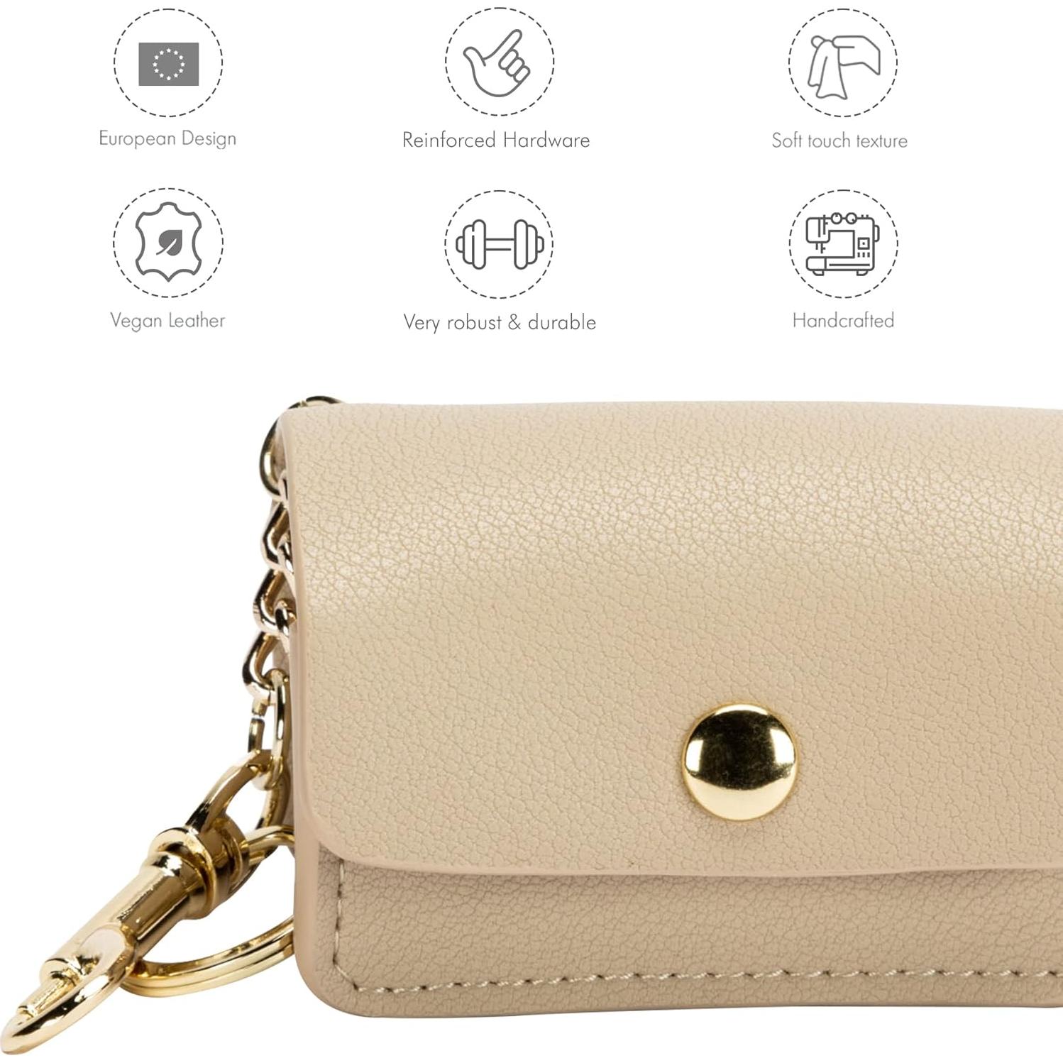 Soporte de Bolsa de Excremento Vegano Nina Woof Beige