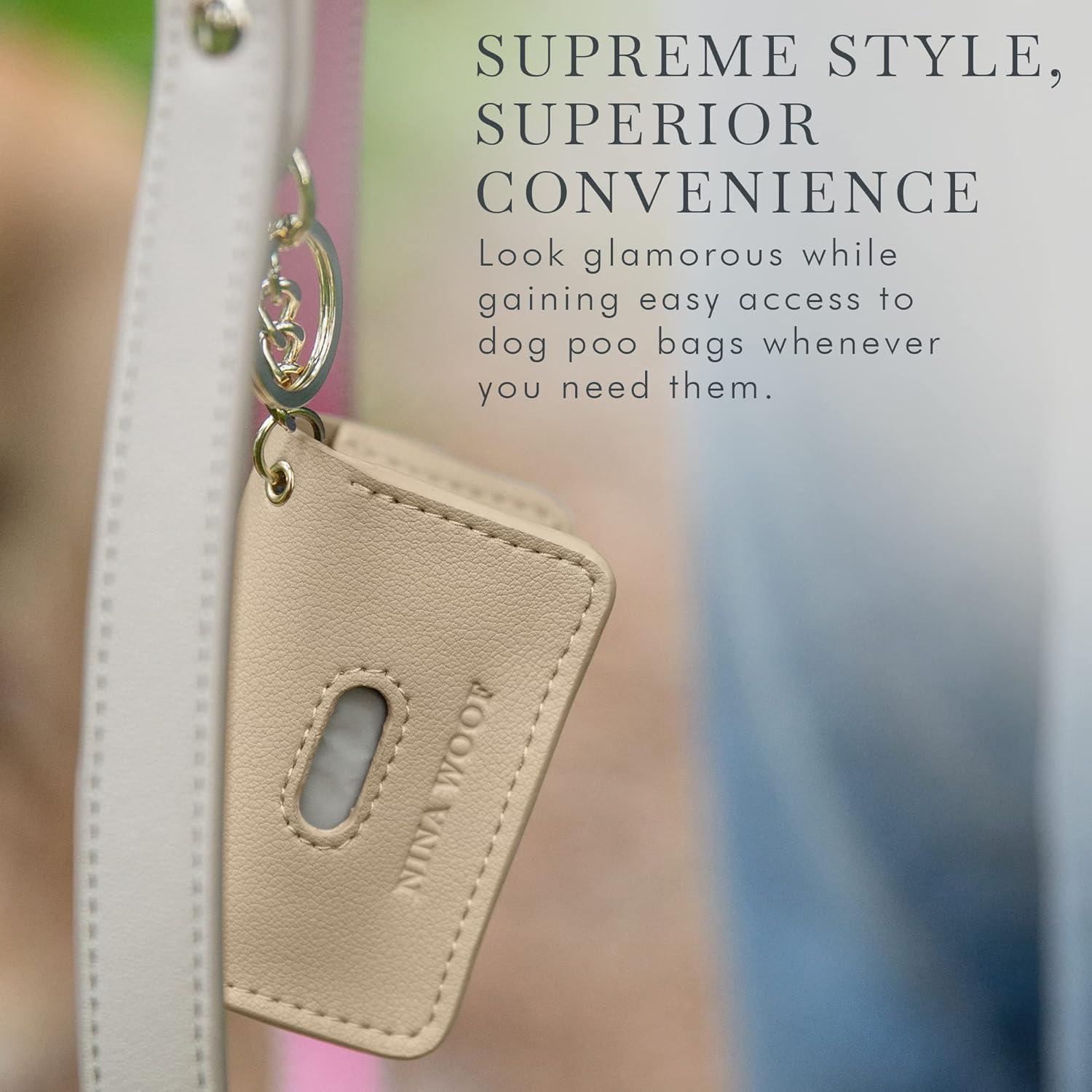 Soporte de Bolsa de Excremento Vegano Nina Woof Beige