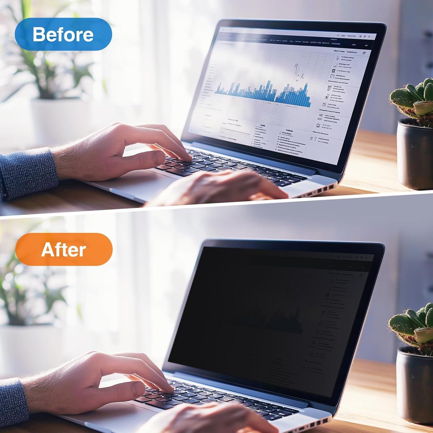 Funda de Privacidad Magnética Gopupu para MacBook Air 15" 2023-2025