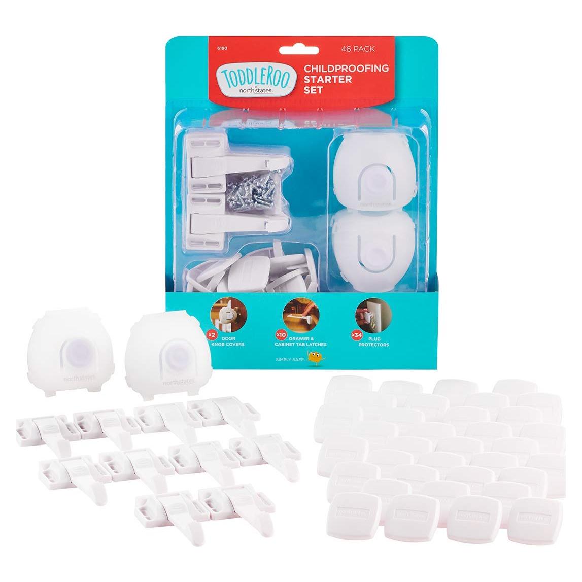 Set de Seguridad Infantil Toddleroo 46 Piezas Blanco