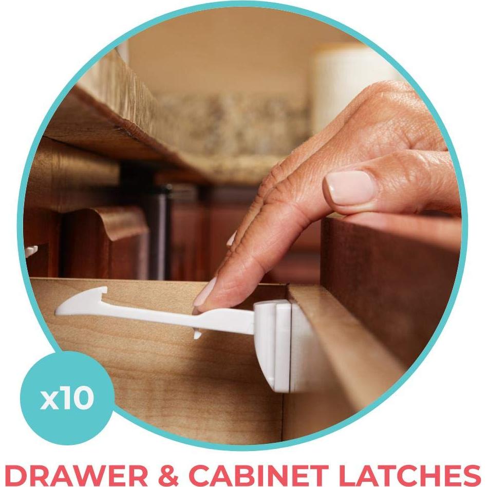 Set de Seguridad Infantil Toddleroo 46 Piezas Blanco