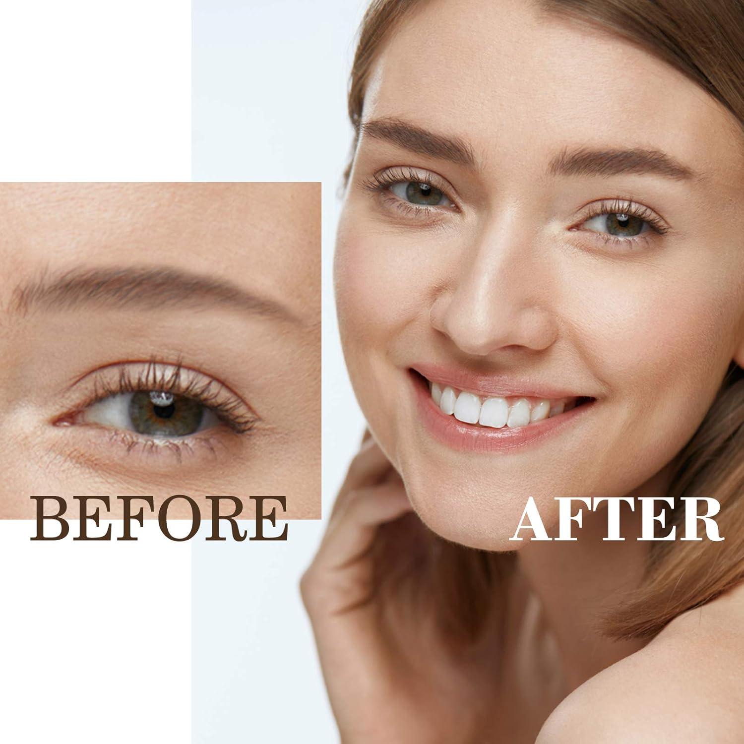 Lápiz de Cejas Microblading Music Flower 4 Puntas Marrón Oscuro