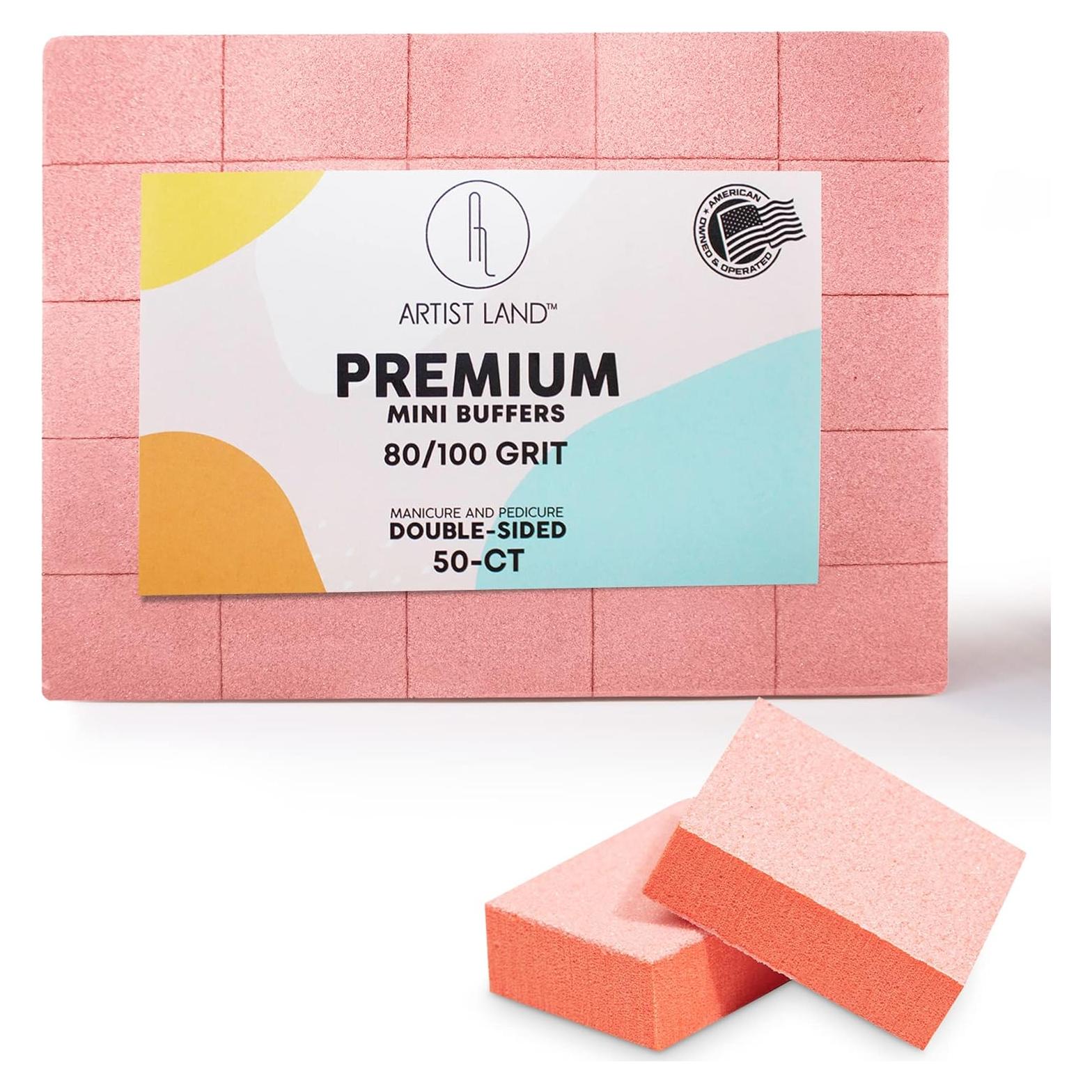 Juego de Mini Bloques de Pulido Artist Land 80/100 Grano - 50 Unidades