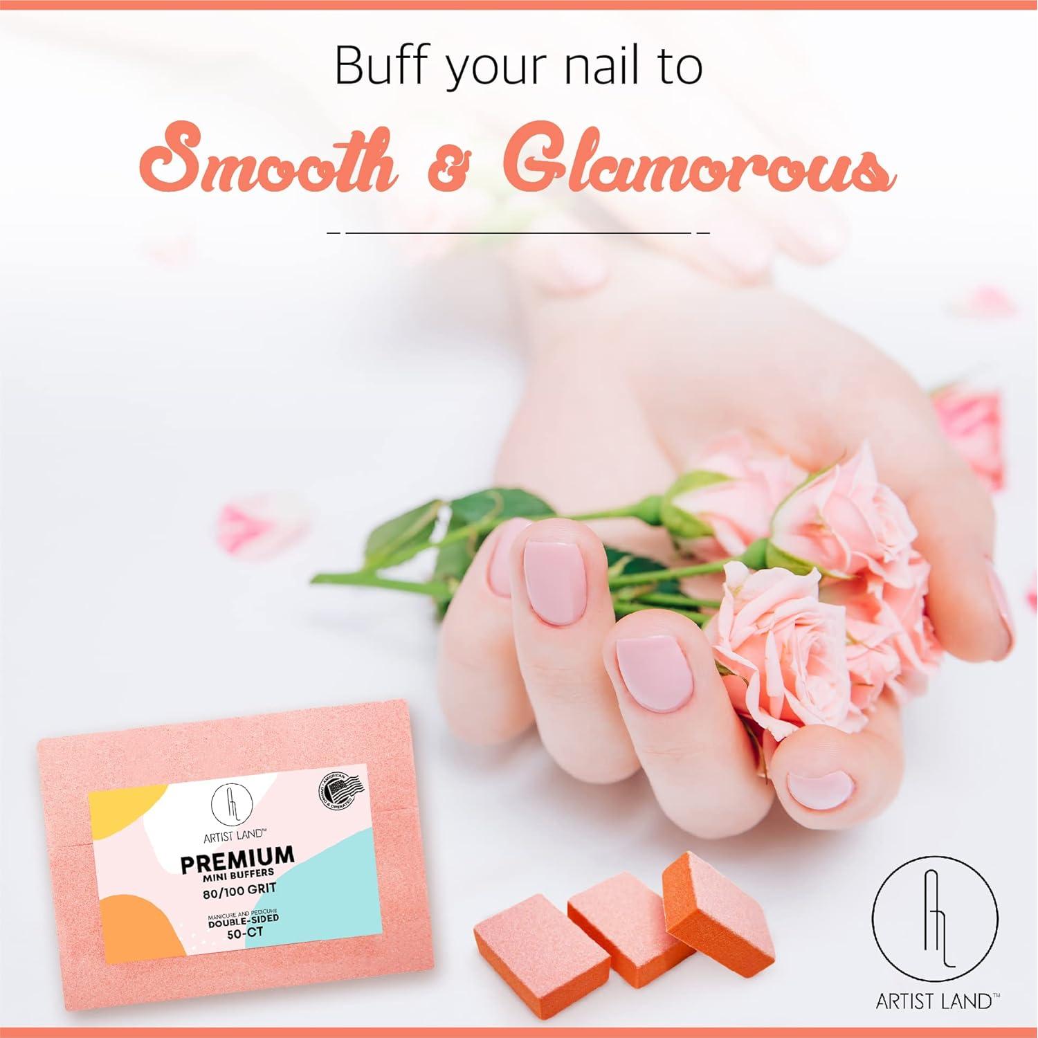 Juego de Mini Bloques de Pulido Artist Land 80/100 Grano - 50 Unidades