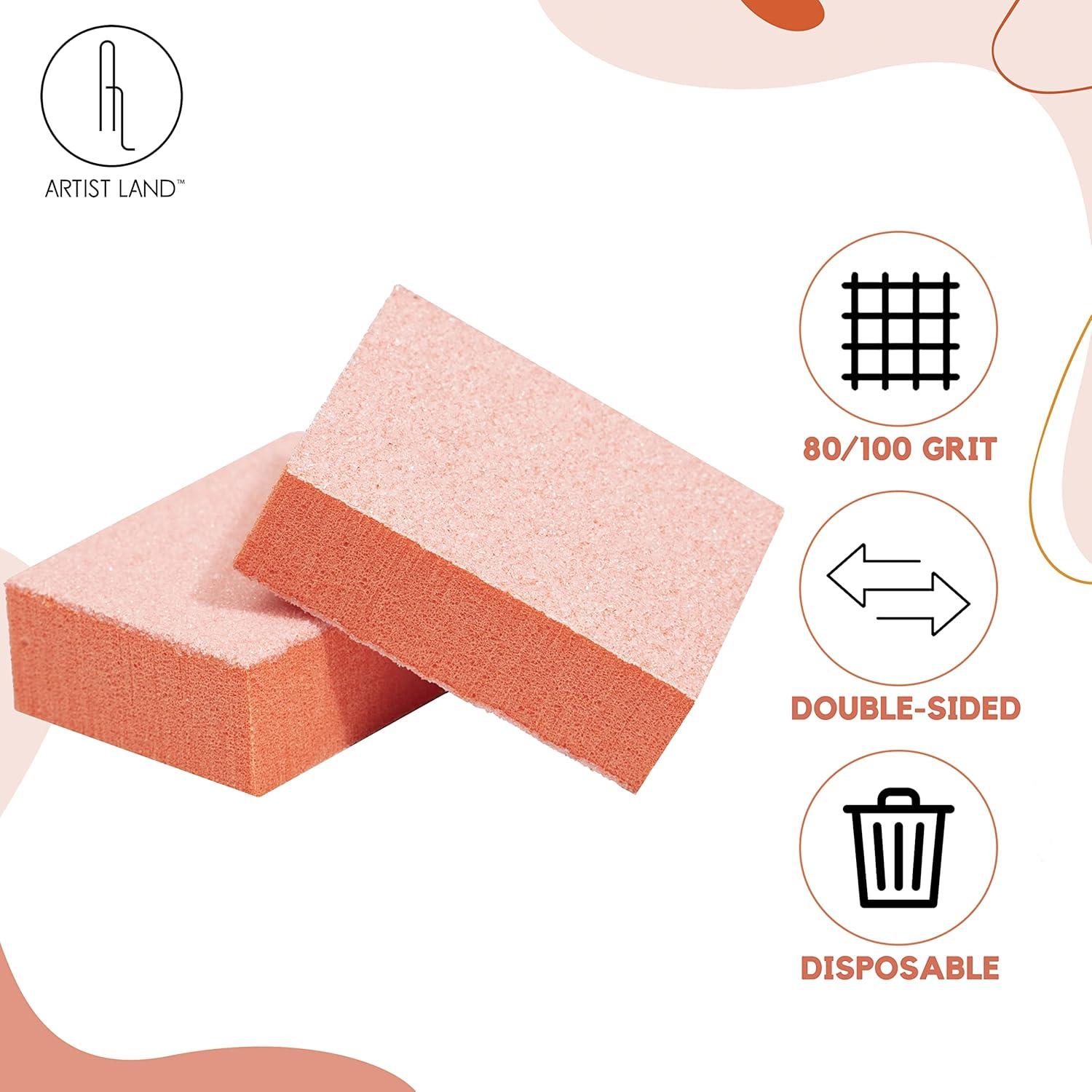 Juego de Mini Bloques de Pulido Artist Land 80/100 Grano - 50 Unidades