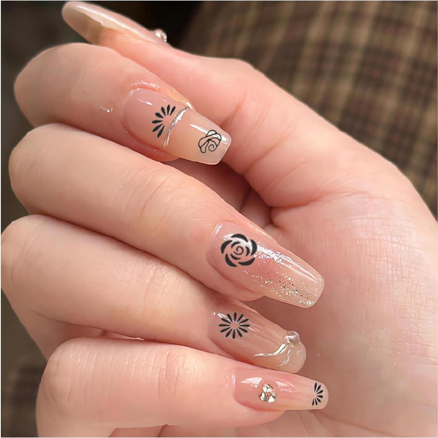 Juego de 15 Bolígrafos Estampadores de Uñas DANNEASY - Herramientas DIY