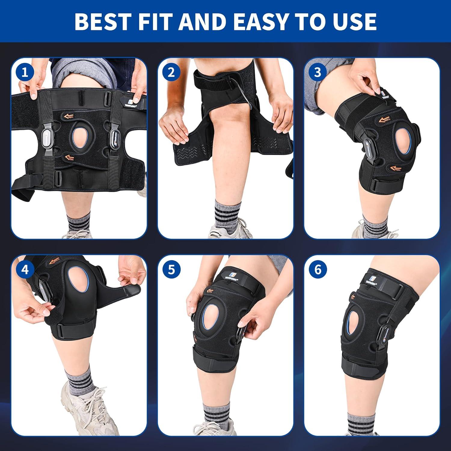 Férula de Rodilla Timtakbo con Bisagra y Almohadilla de Gel