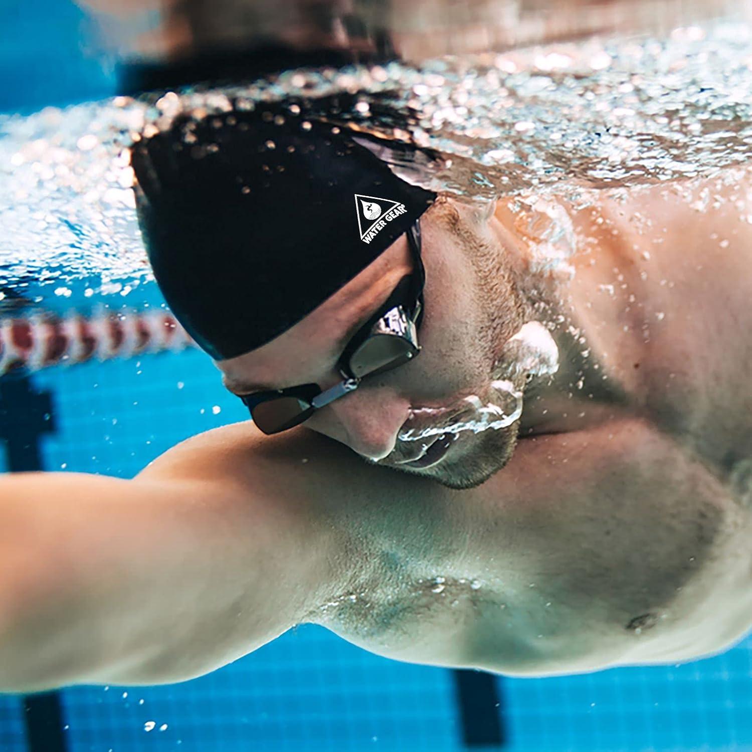 Gorro de Silicona Water Gear - Unisex, Ajuste Cómodo, Negro