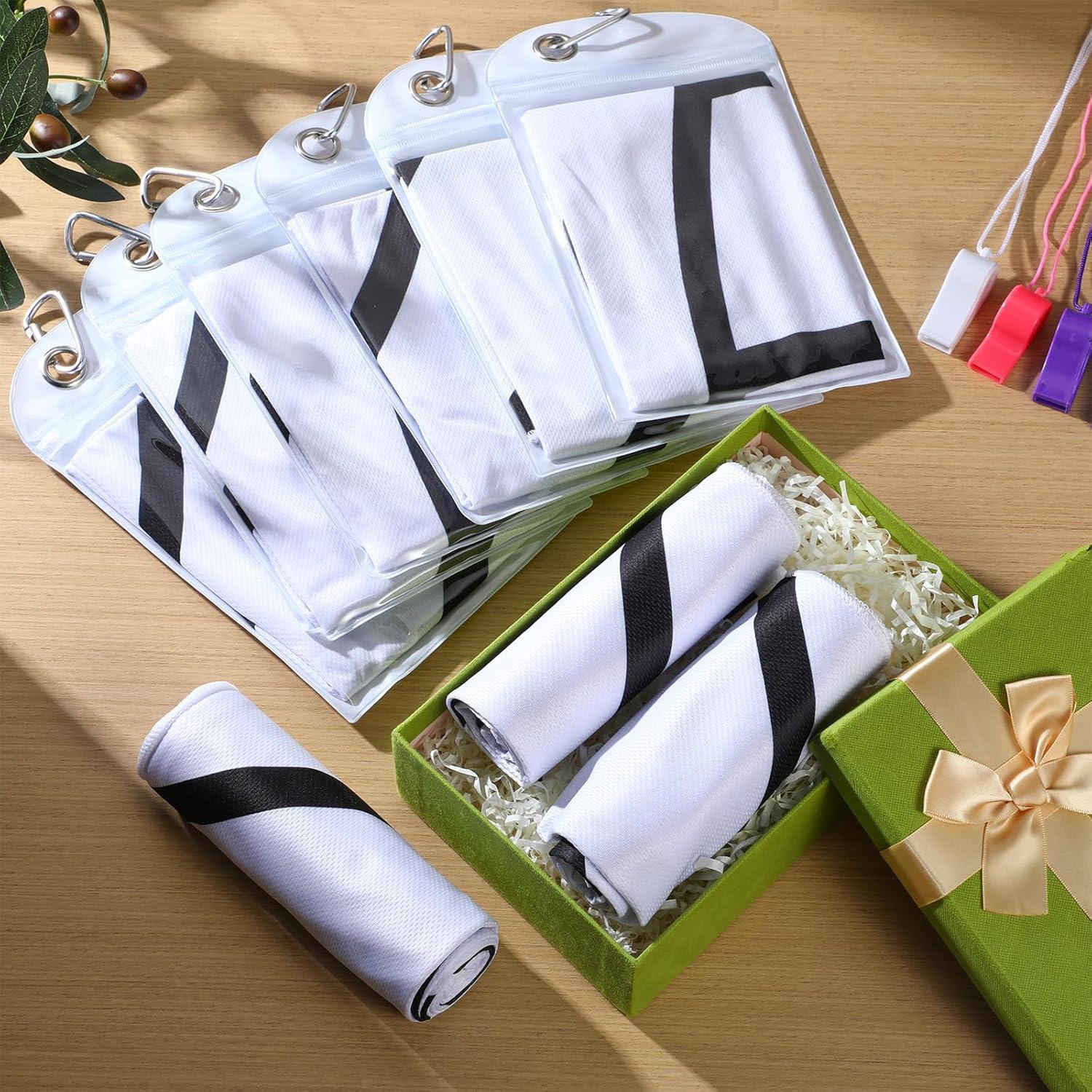 Toallas de Enfriamiento Hahafelt 12 Unidades Microfibra 101.6x30.5cm