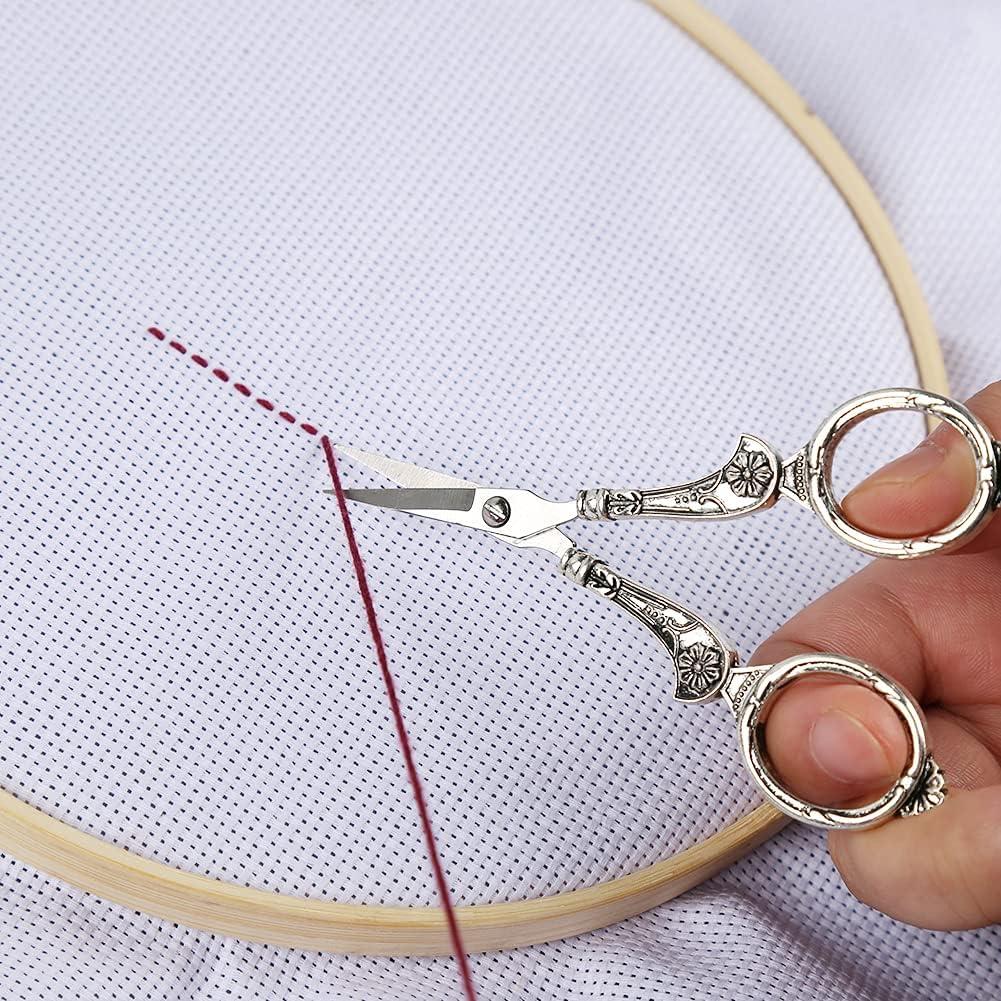 Tijeras de Bordado Vintage BUTUZE 11 cm con Kit de Costura