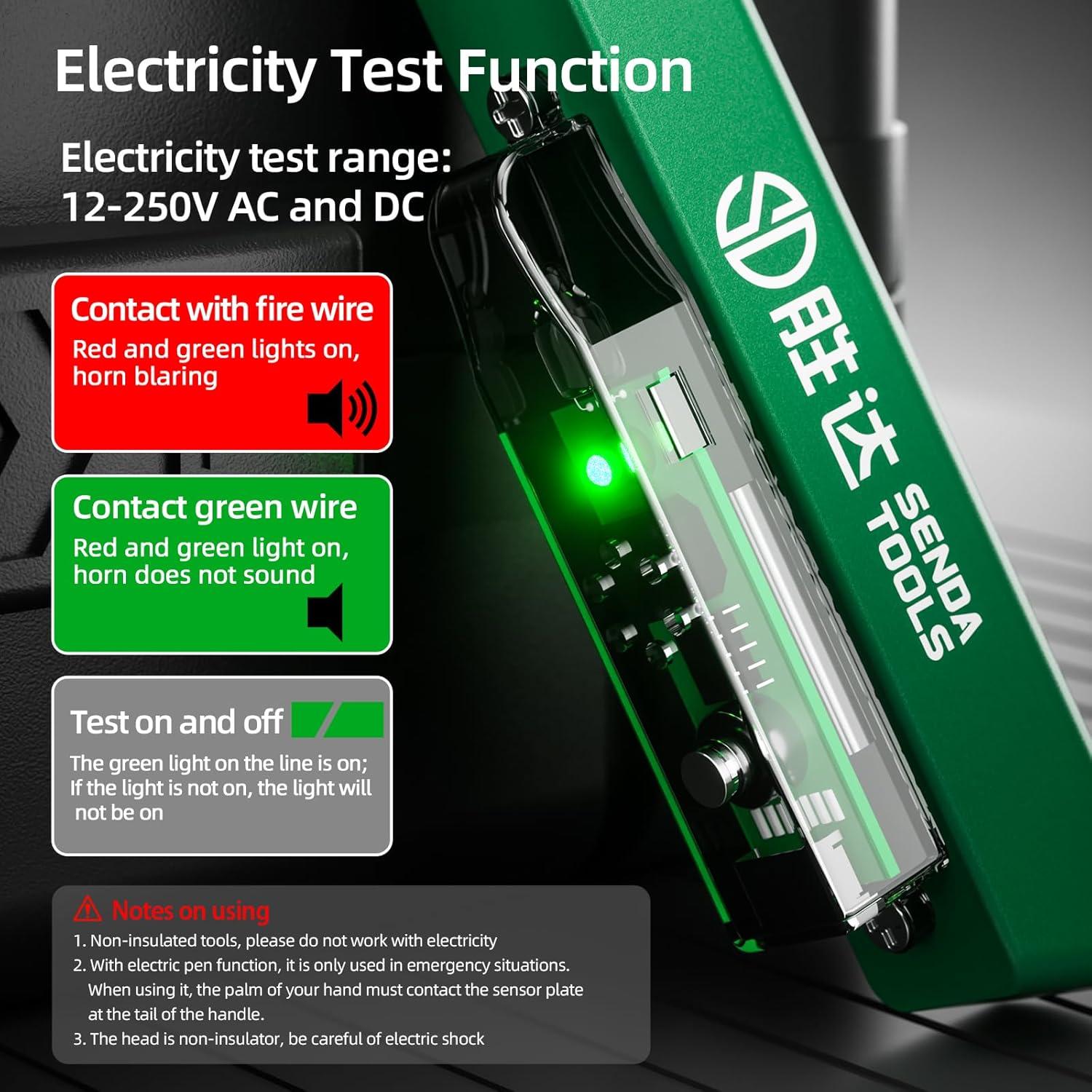 Destripador de Cables Plegable 18 en 1 SENDATOOLS Verde