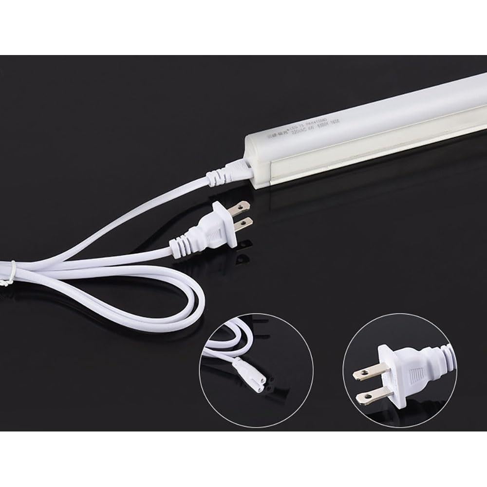 Cable de Extensión LED T5 T8 1.8M con Interruptor 2 Clavijas