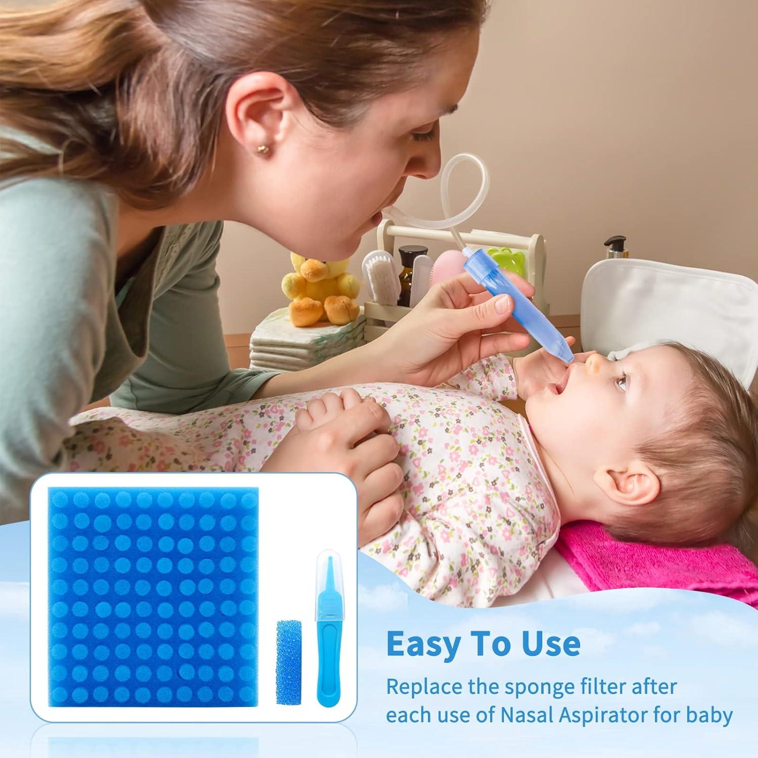 Filtros de Higiene para Aspirador Nasal POPYJAN 100 Unidades + Pinzas