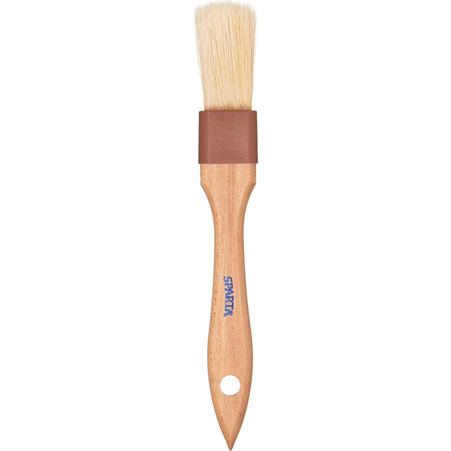 Brocha Plana de Cerda de Jabalí SPARTA 2.54 cm - Mango de Madera