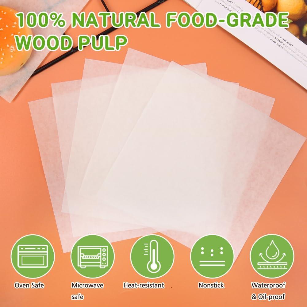 Papel Pergamino Antiadherente BYKITCHEN 300 Hojas 15.24 cm