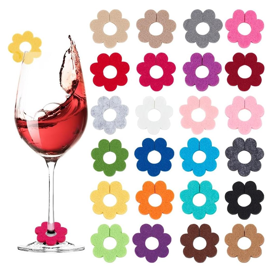 Marcadores de Vino de Fieltro BENECREAT - 24 Colores