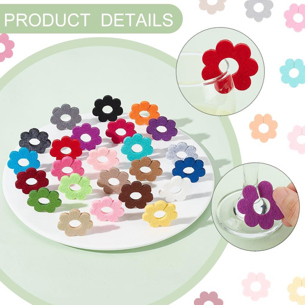 Marcadores de Vino de Fieltro BENECREAT - 24 Colores