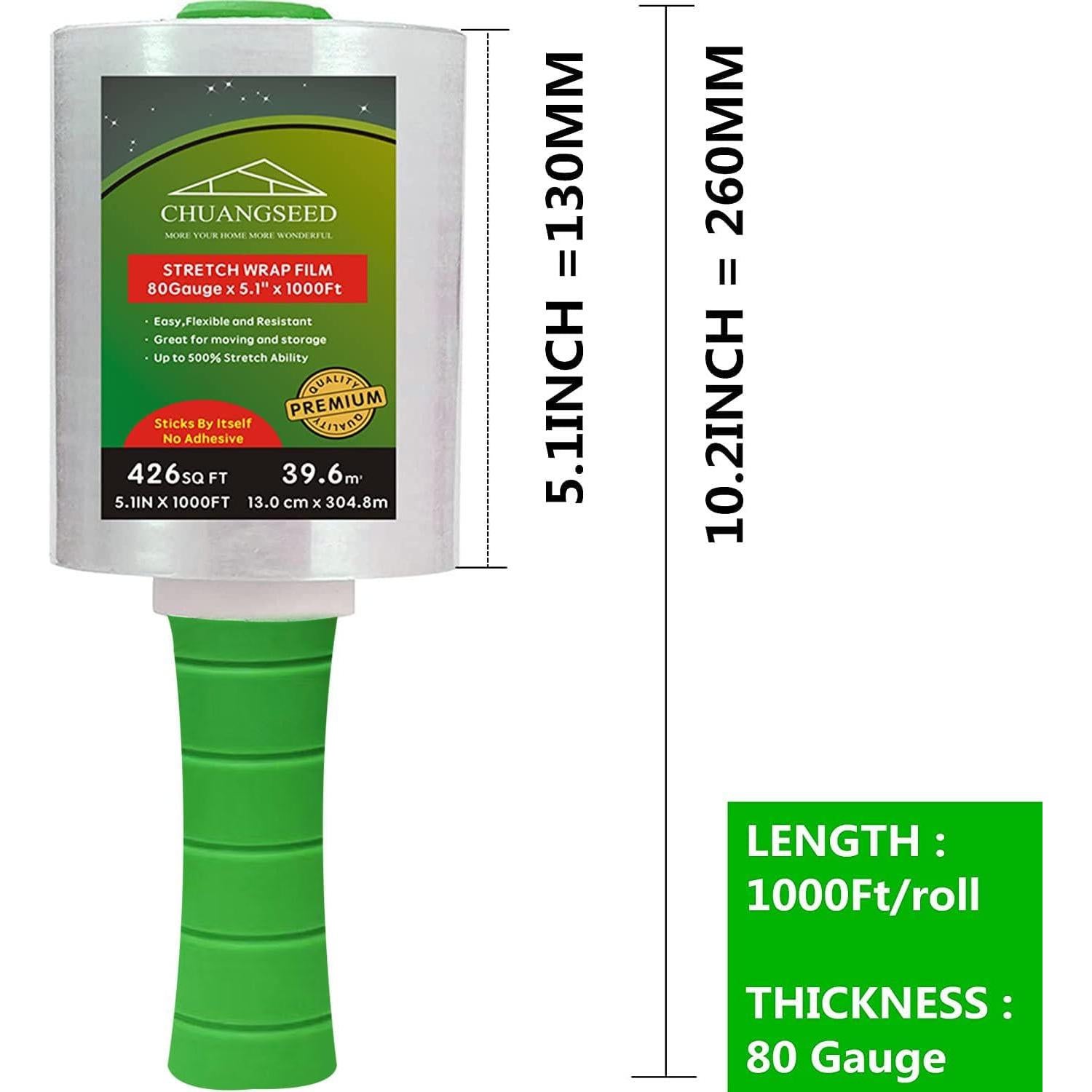 Película Estirable Chuangseed 2 Rollos 13 cm x 305 m 80 Gauge