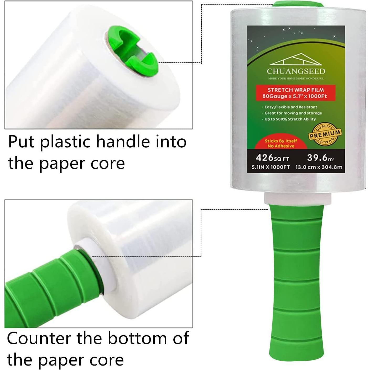 Película Estirable Chuangseed 2 Rollos 13 cm x 305 m 80 Gauge