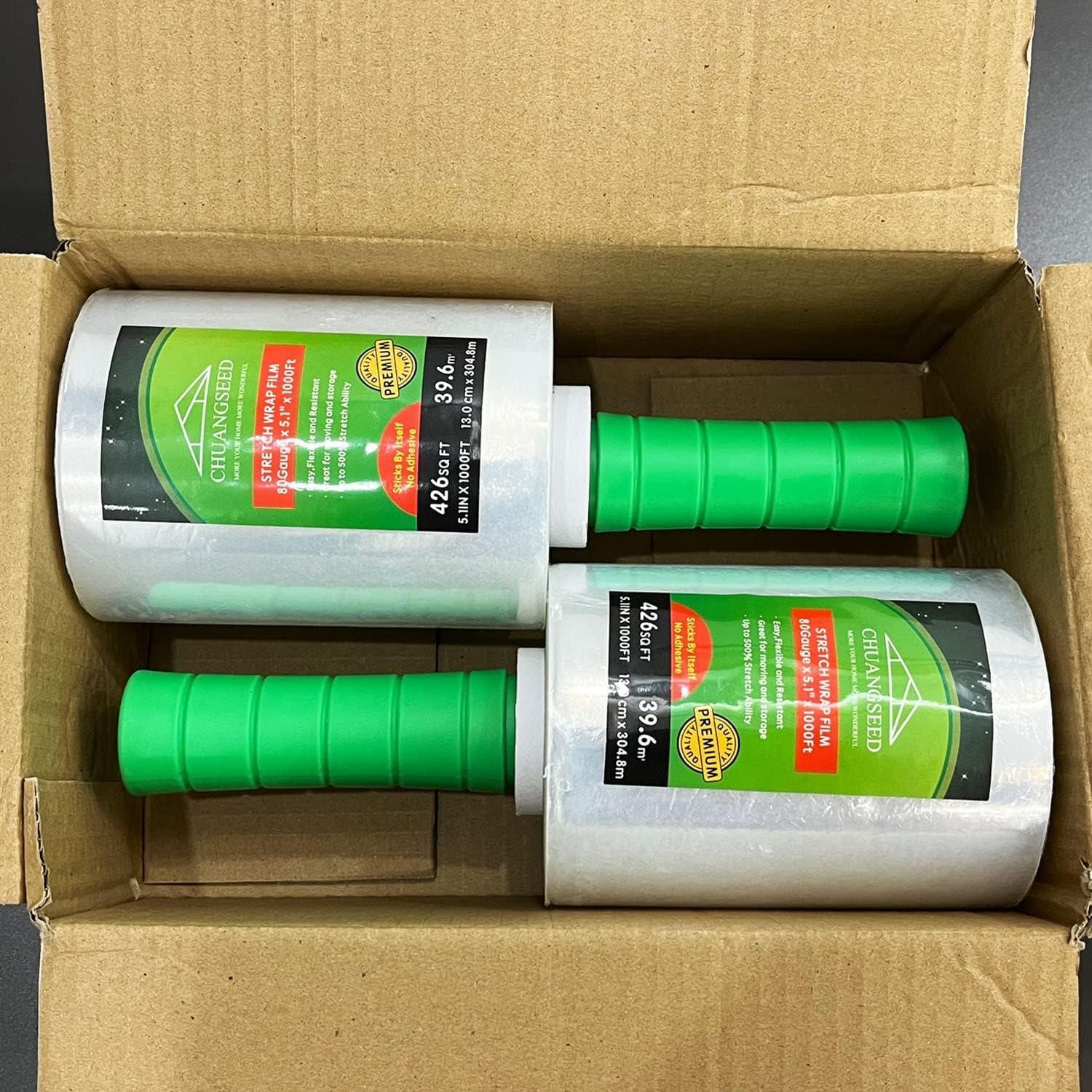 Película Estirable Chuangseed 2 Rollos 13 cm x 305 m 80 Gauge