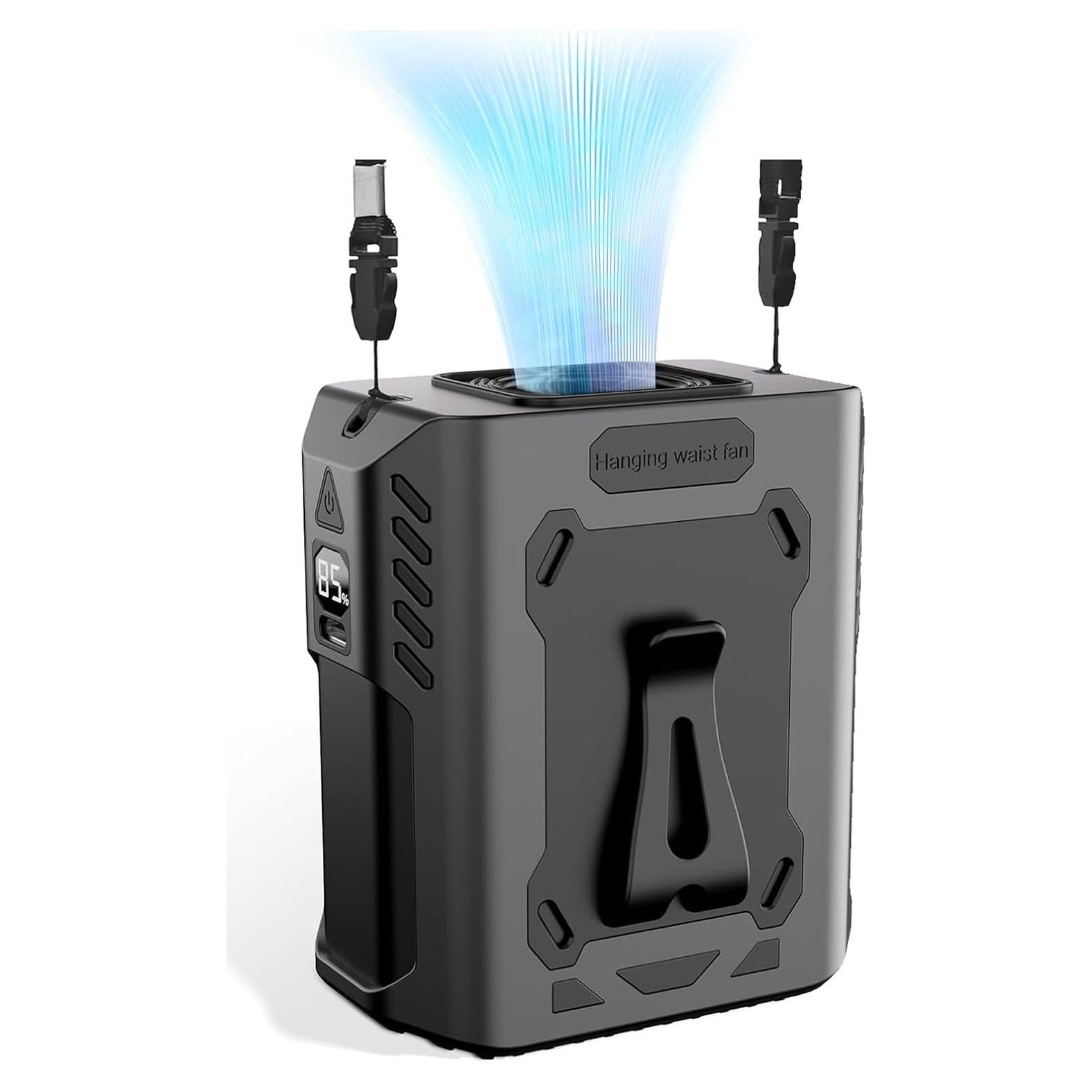 Ventilador de Cintura EHWZ01 Negro 8000mAh 5 Velocidades