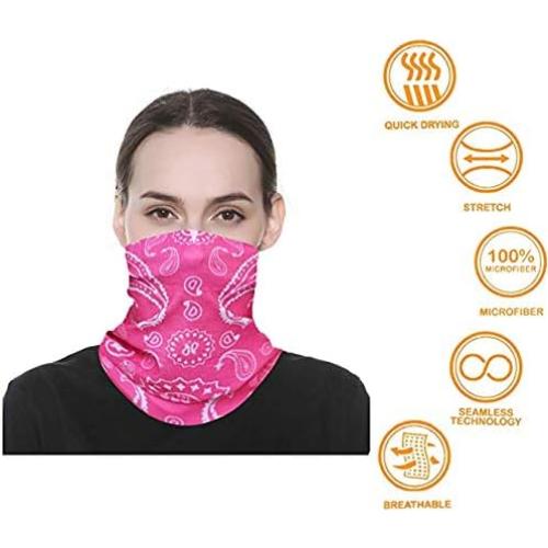 Máscaras Gaiter Cuello CTSC 12 Pcs Microfibra UV Multiuso