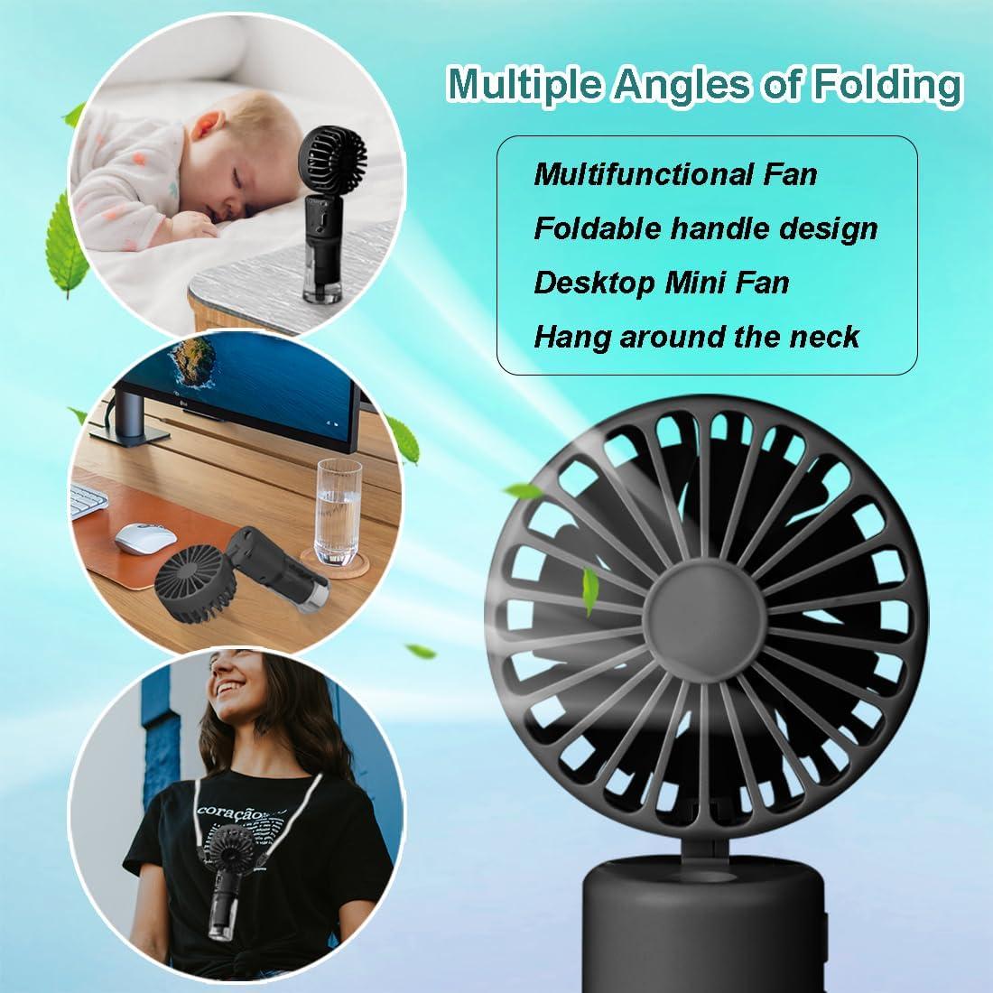 Ventilador de Nebulización Frelisiy F2 Portátil 1500mAh 4 Velocidades