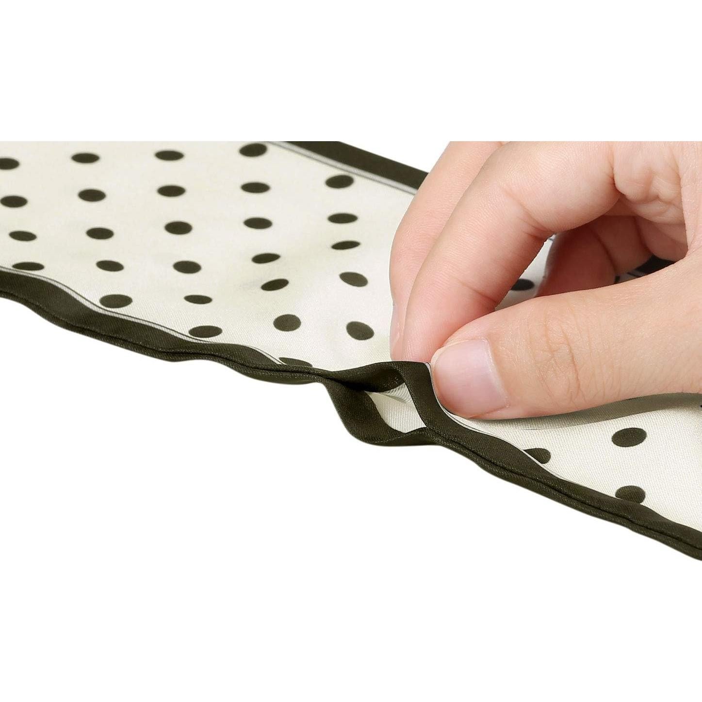 Bufanda Delgada Allegra K con Lunares 98x9cm para Mujer