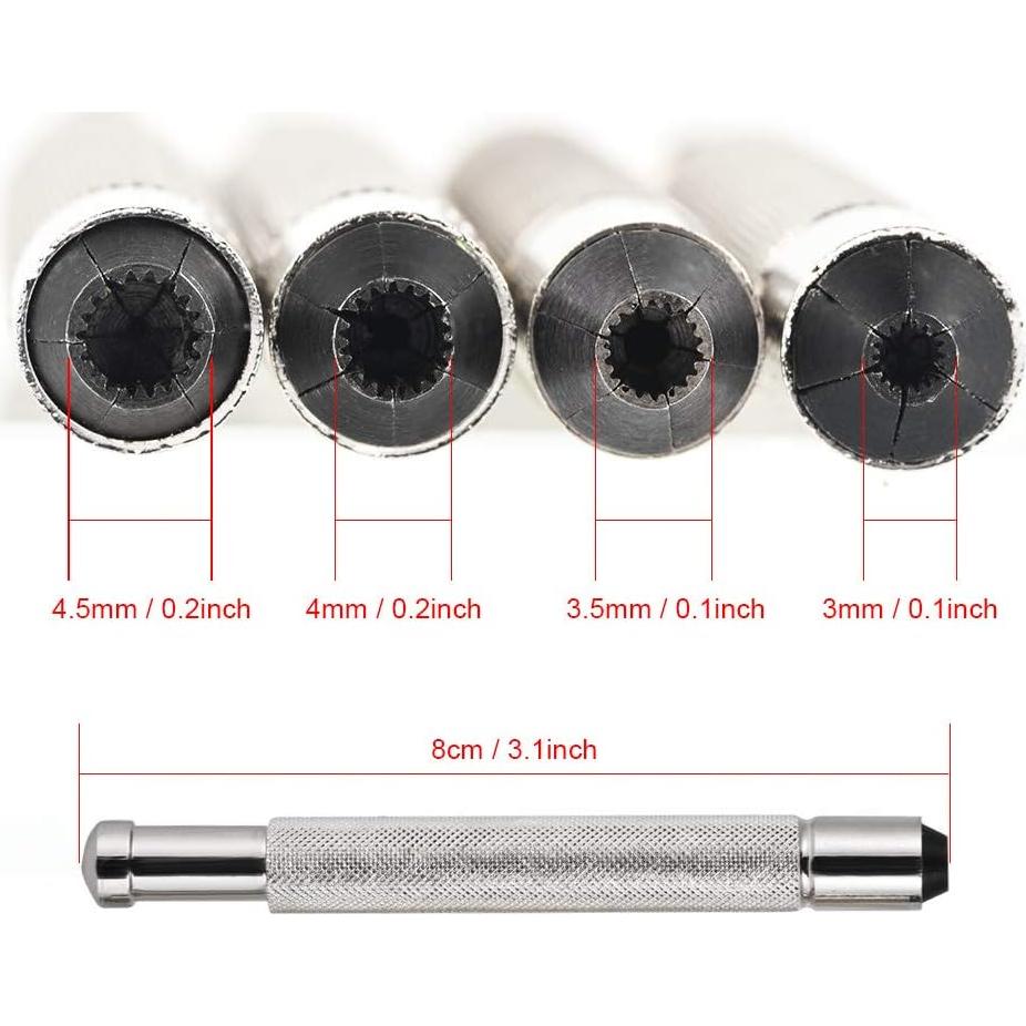 Winder de Corona de Reloj Zetiling Ajustable 8cm Metal