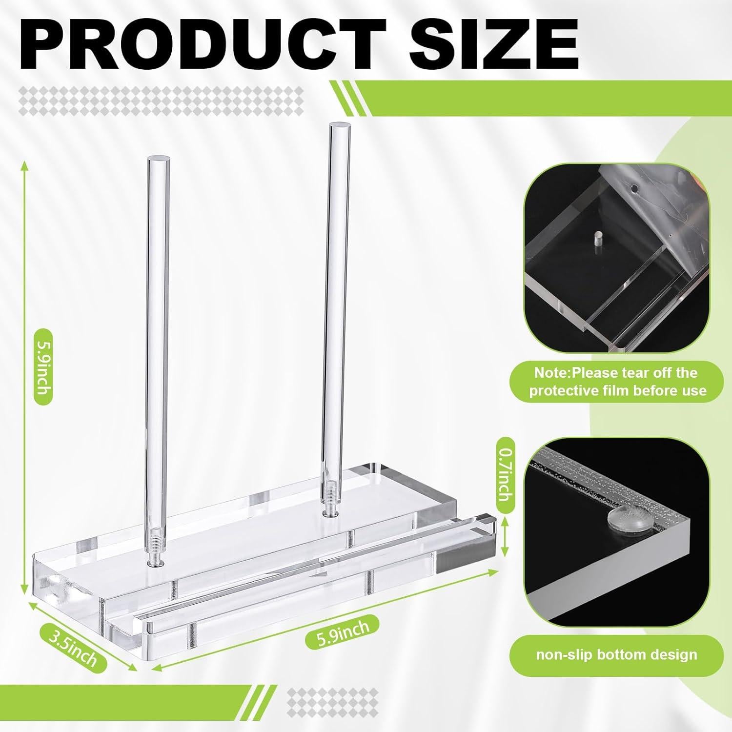 Soporte de Exhibición Acrílico CroBlissful 15x9x15 cm Transparente