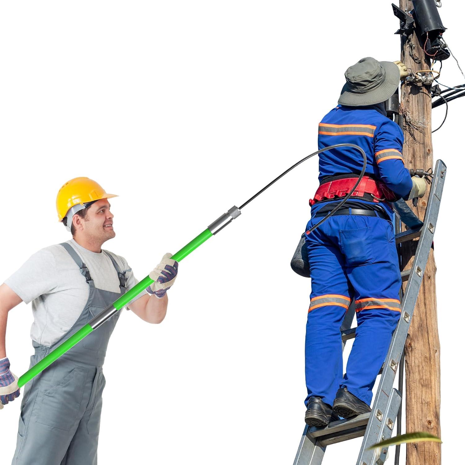 Gancho de Rescate Aislado Mounleve 3.29m 35kV Verde