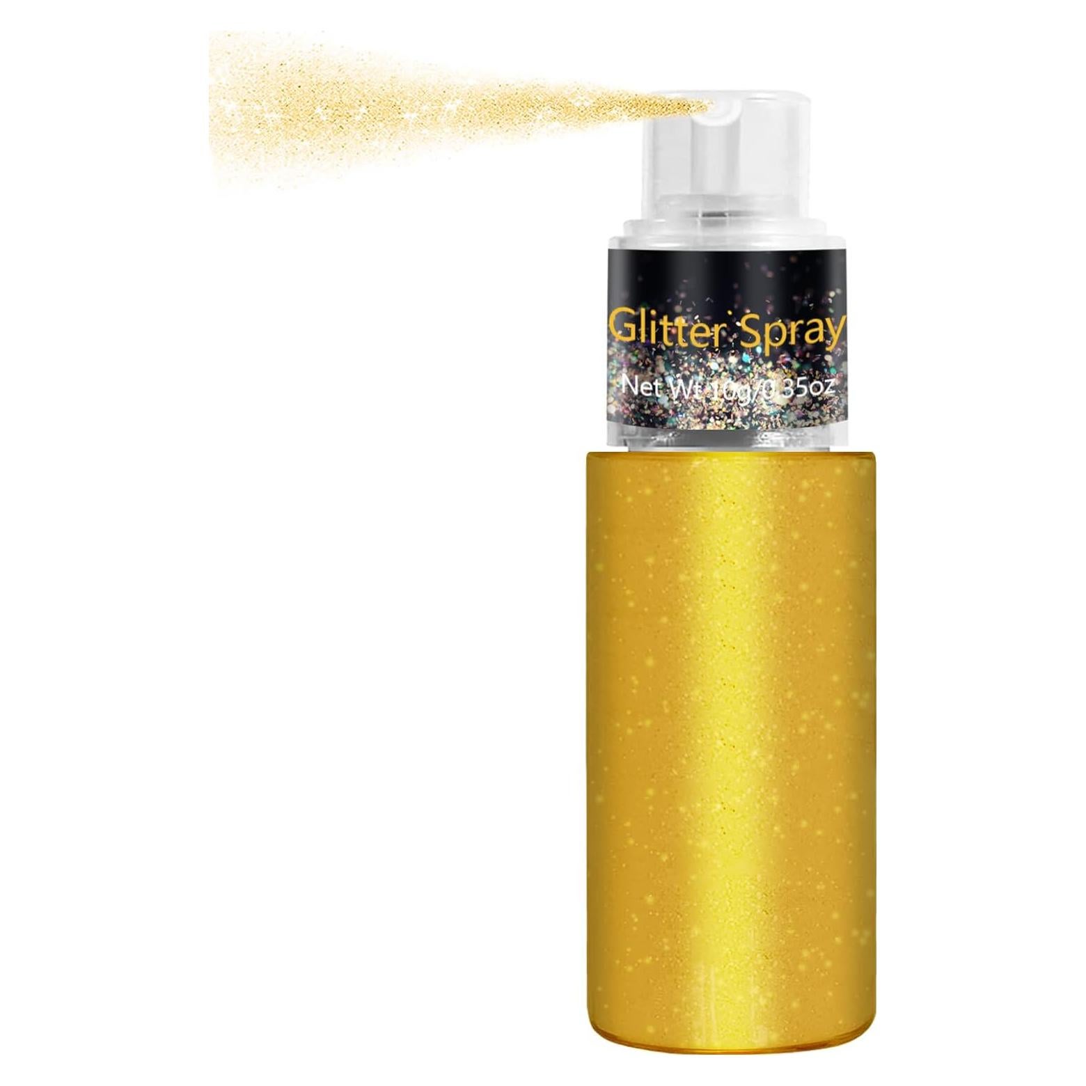 Spray de Brillo Corporal Meilury 10g - Holográfico Oro