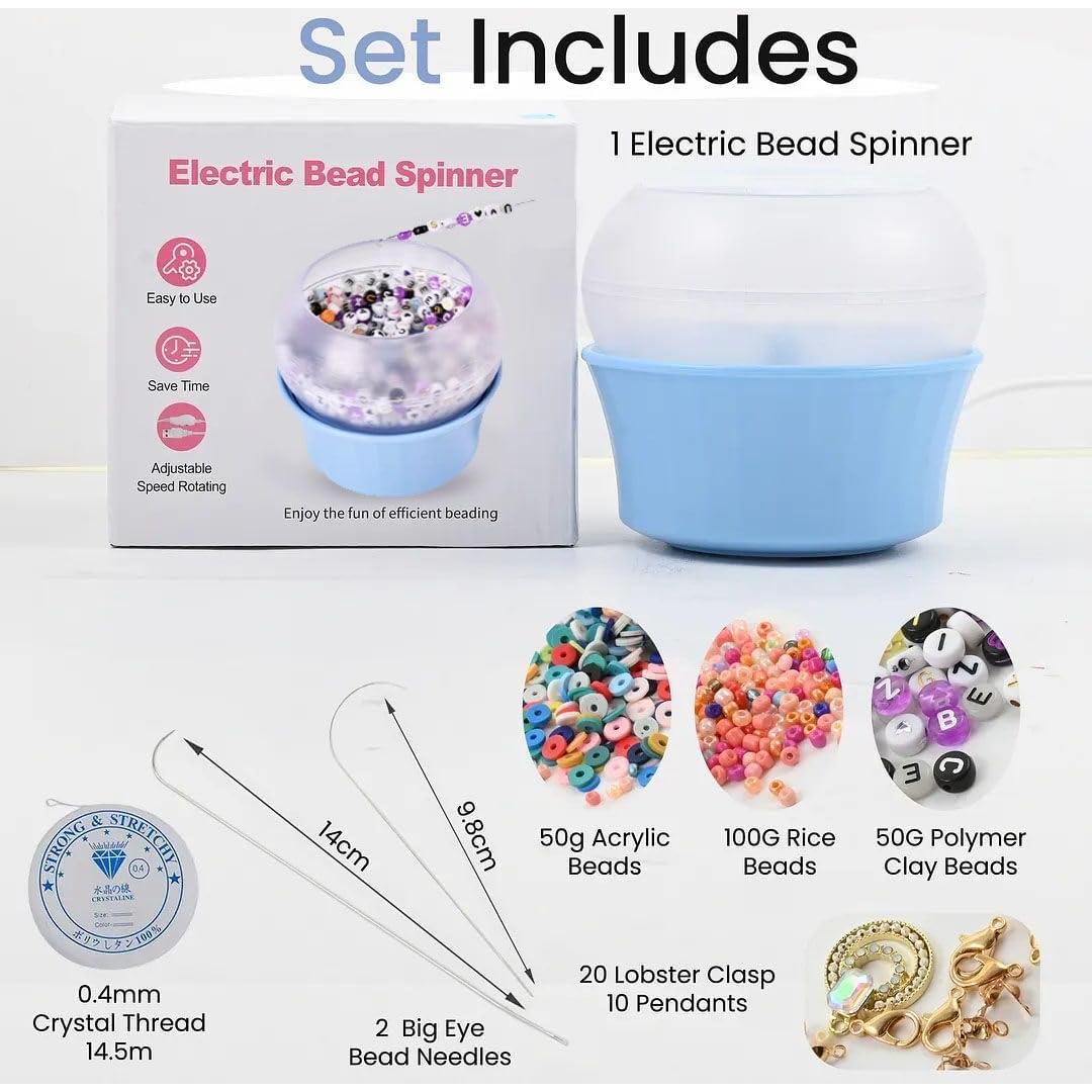 Girador de Perlas Eléctrico Shop LC con 2 Agujas y Accesorios