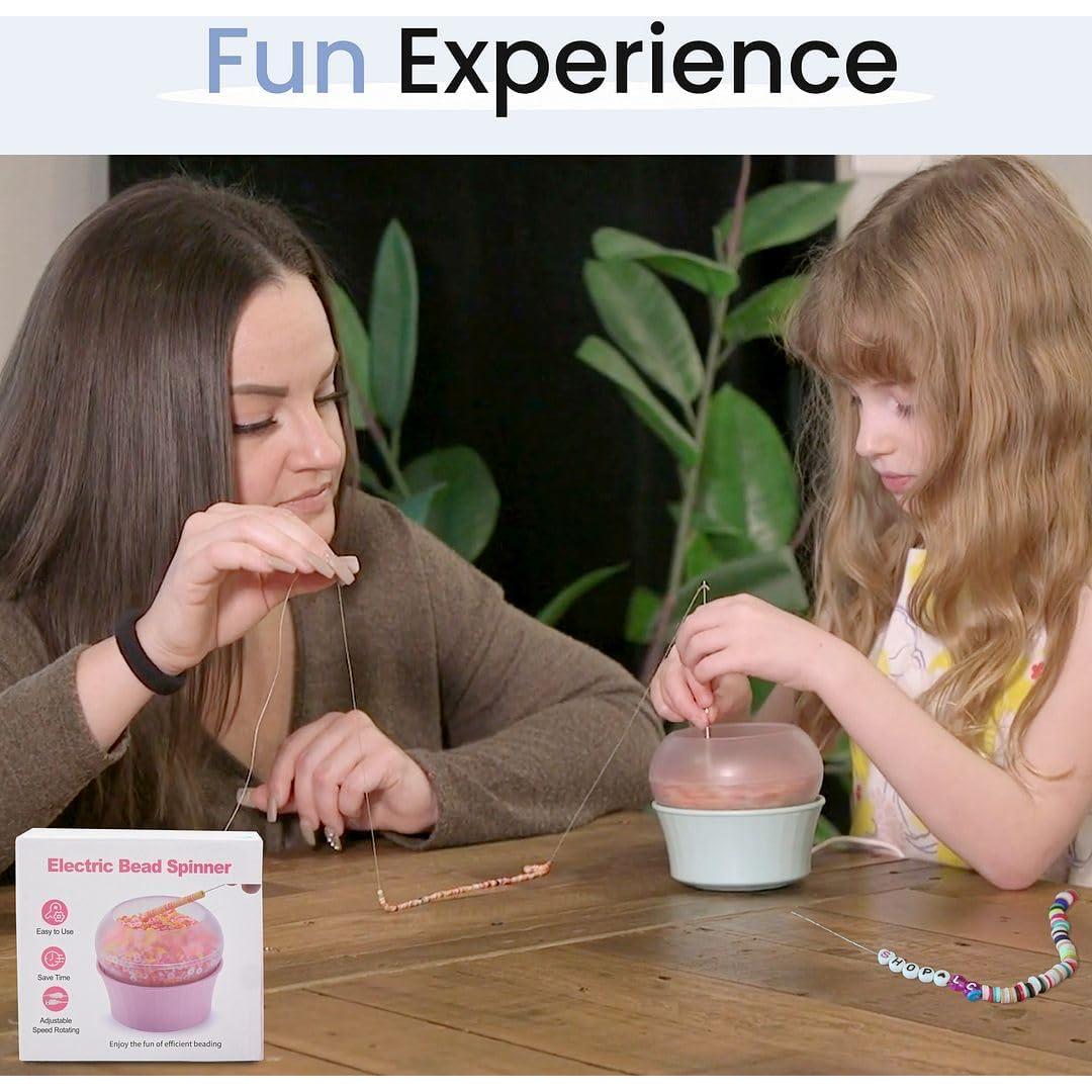 Girador de Perlas Eléctrico Shop LC con 2 Agujas y Accesorios