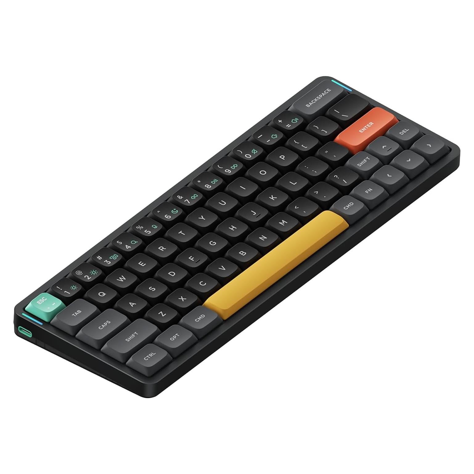Teclado Mecánico Inalámbrico nuphy Air60 V2 60% Gateron Azul