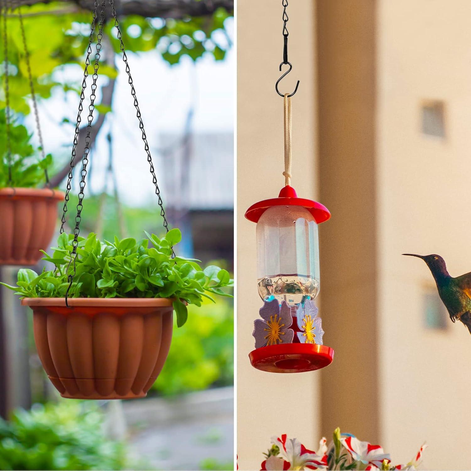 Cadena Colgante RIFNY 50 cm Negra para Plantas y Decoraciones