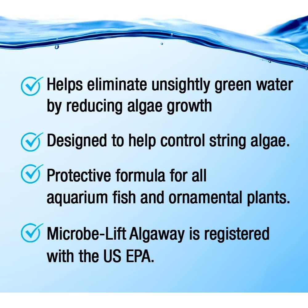 MICROBE-LIFT ALGAWAY 5.4 Control de Algas 227g para Acuarios