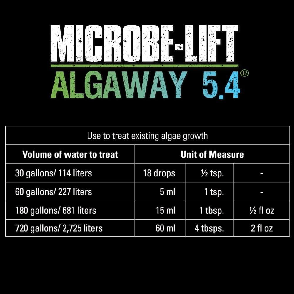MICROBE-LIFT ALGAWAY 5.4 Control de Algas 227g para Acuarios