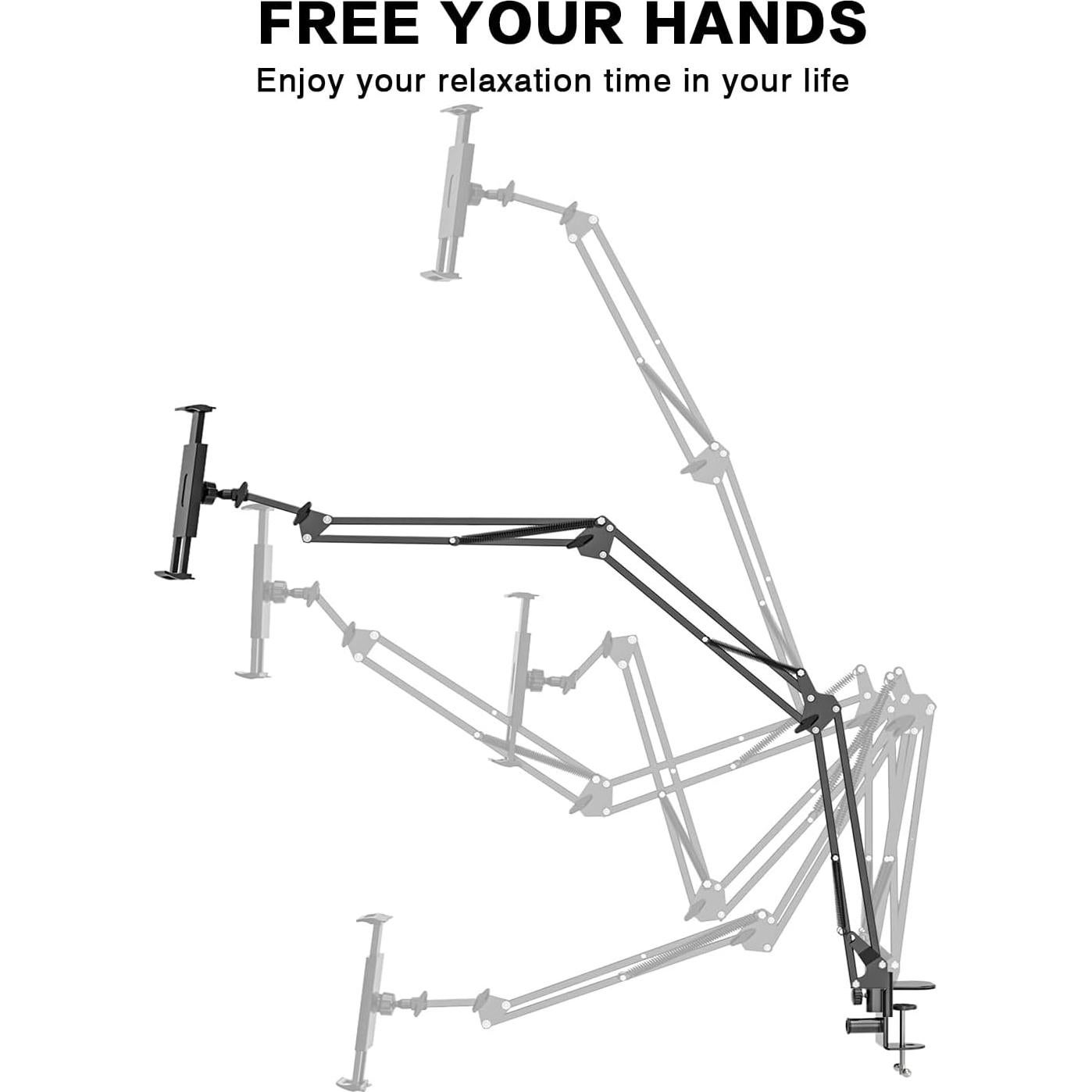 Soporte Ajustable para Tablet JUBOR 95.5 cm 360° Aluminio