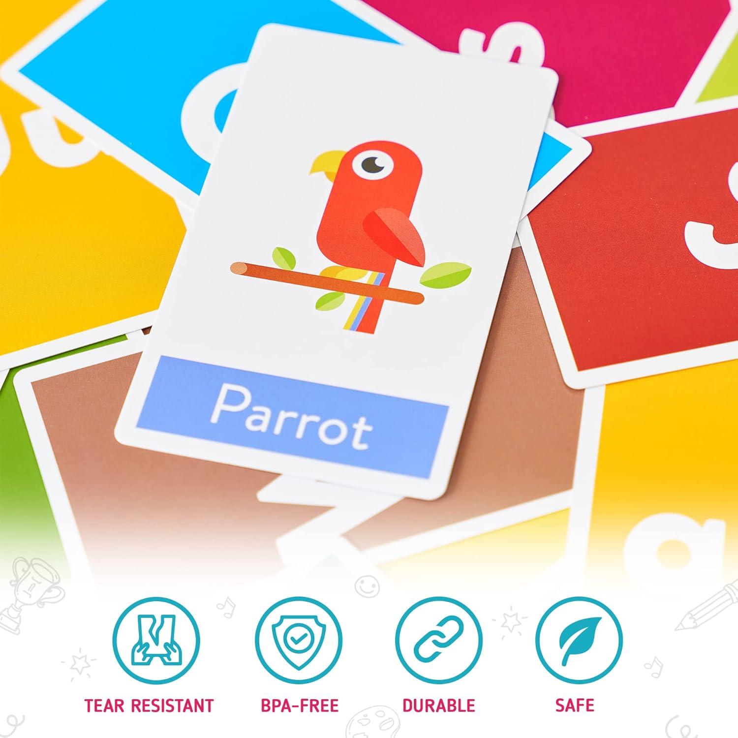 Tarjetas de Flash Merka para Niños 1-4 Años, Set 58 Piezas