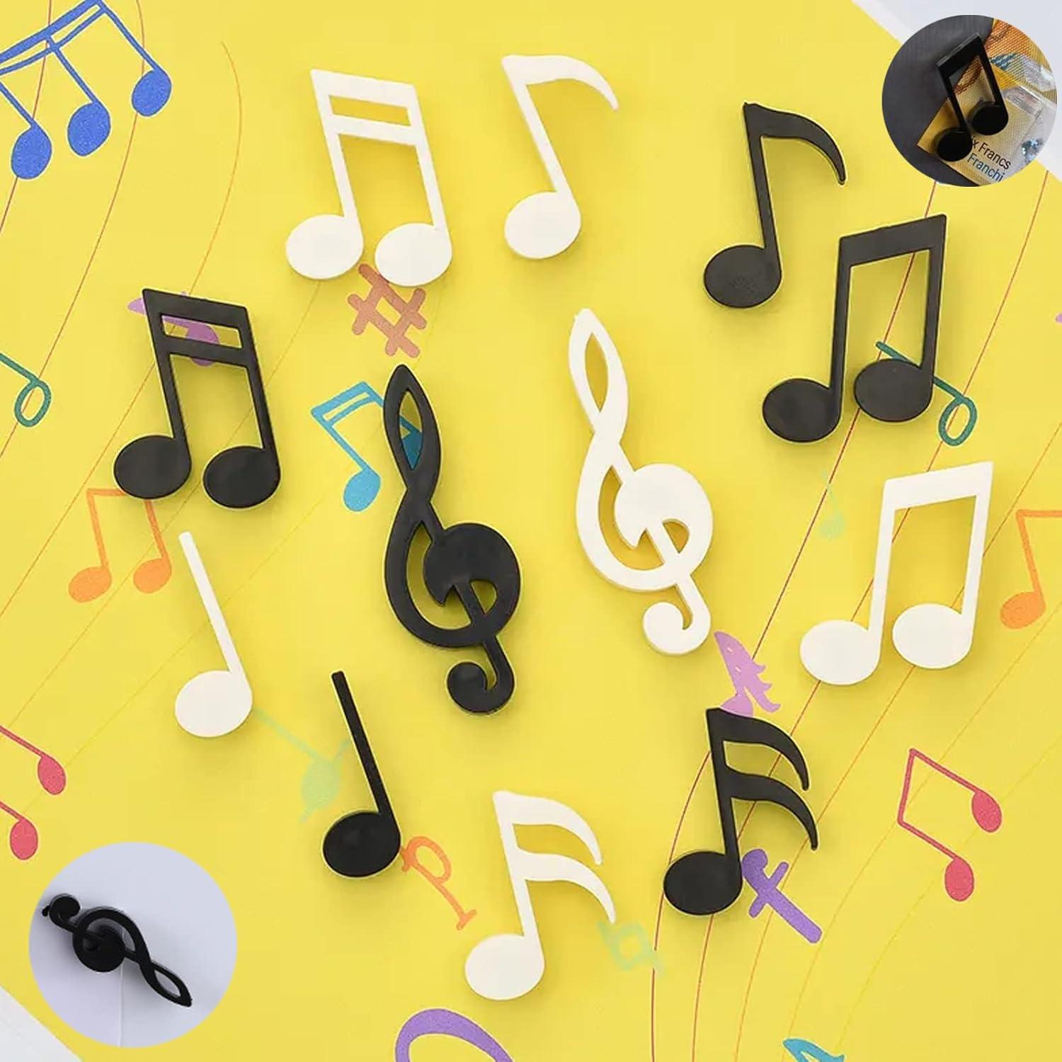 Juego de 12 Imanes de Nevera Musicales YQBOOM - Decoración Colorida