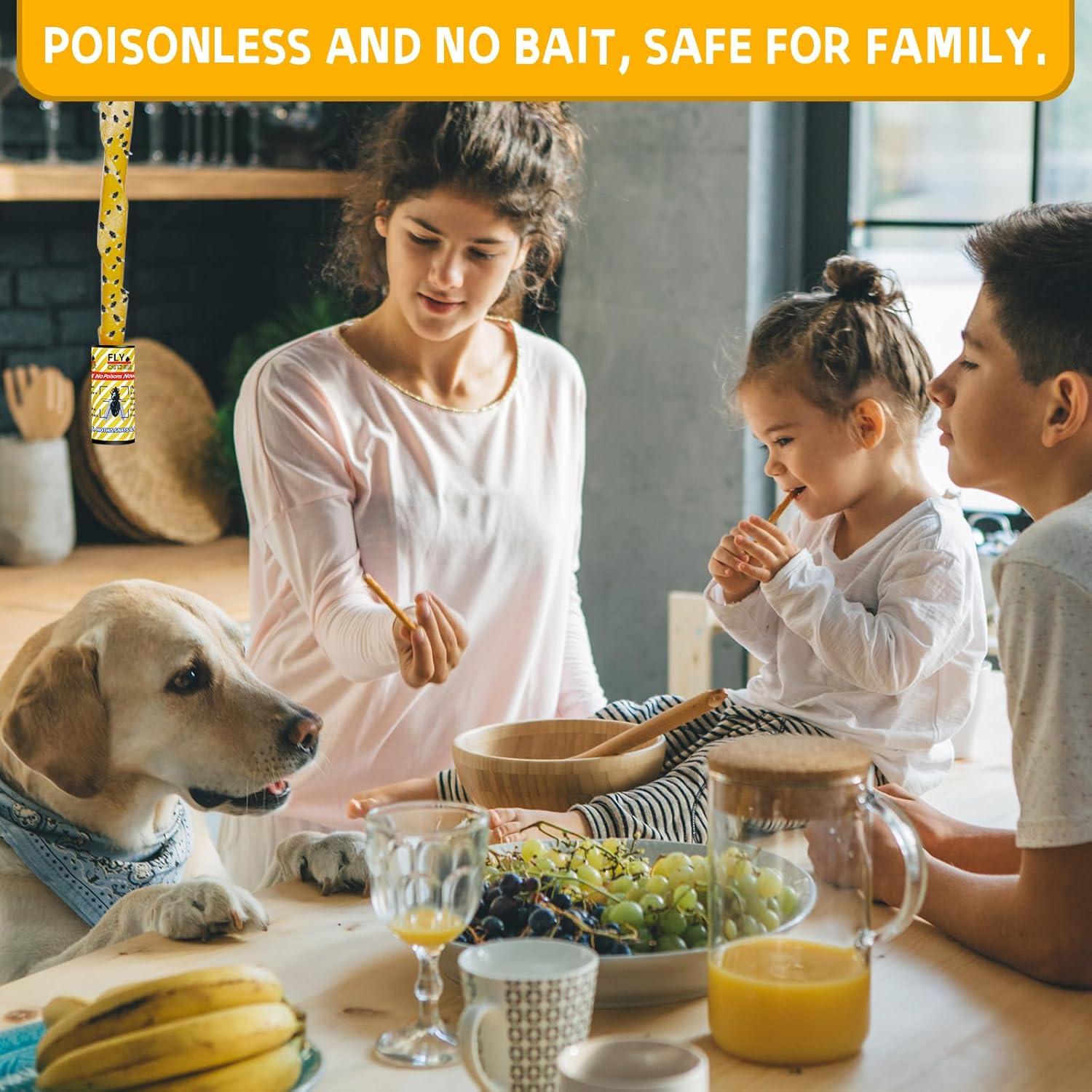 Paquete de 16 cintas adhesivas Pestoptek para atrapar moscas