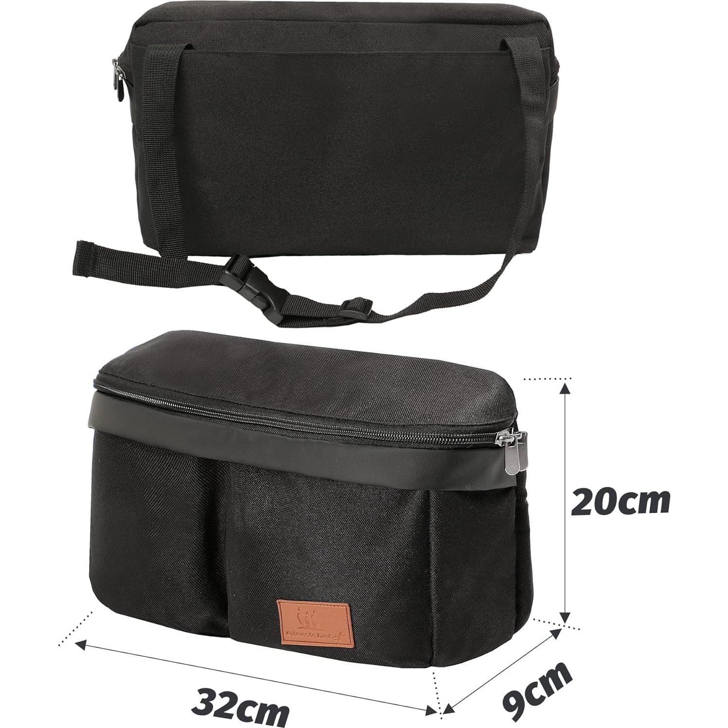 Organizador de Carrito de Bebé Miracle - Caddy Universal Negro