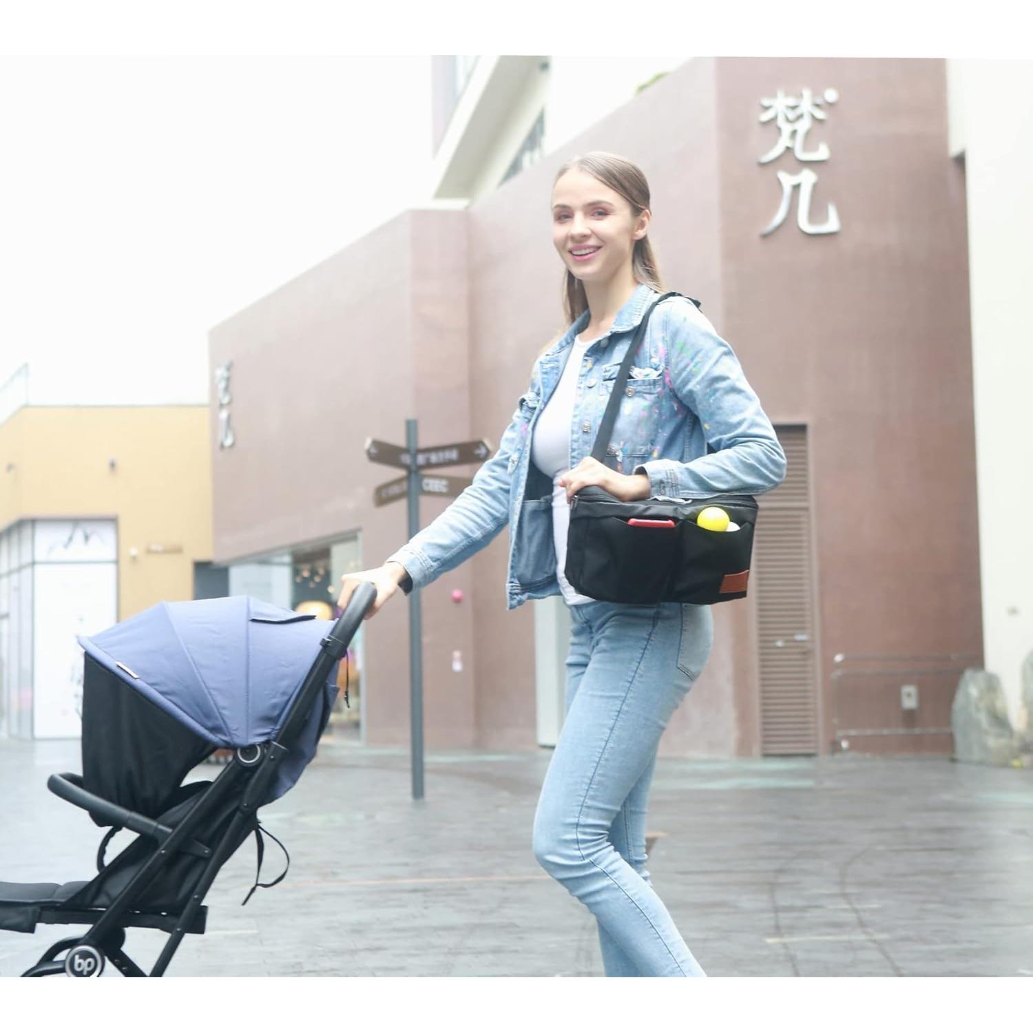 Organizador de Carrito de Bebé Miracle - Caddy Universal Negro