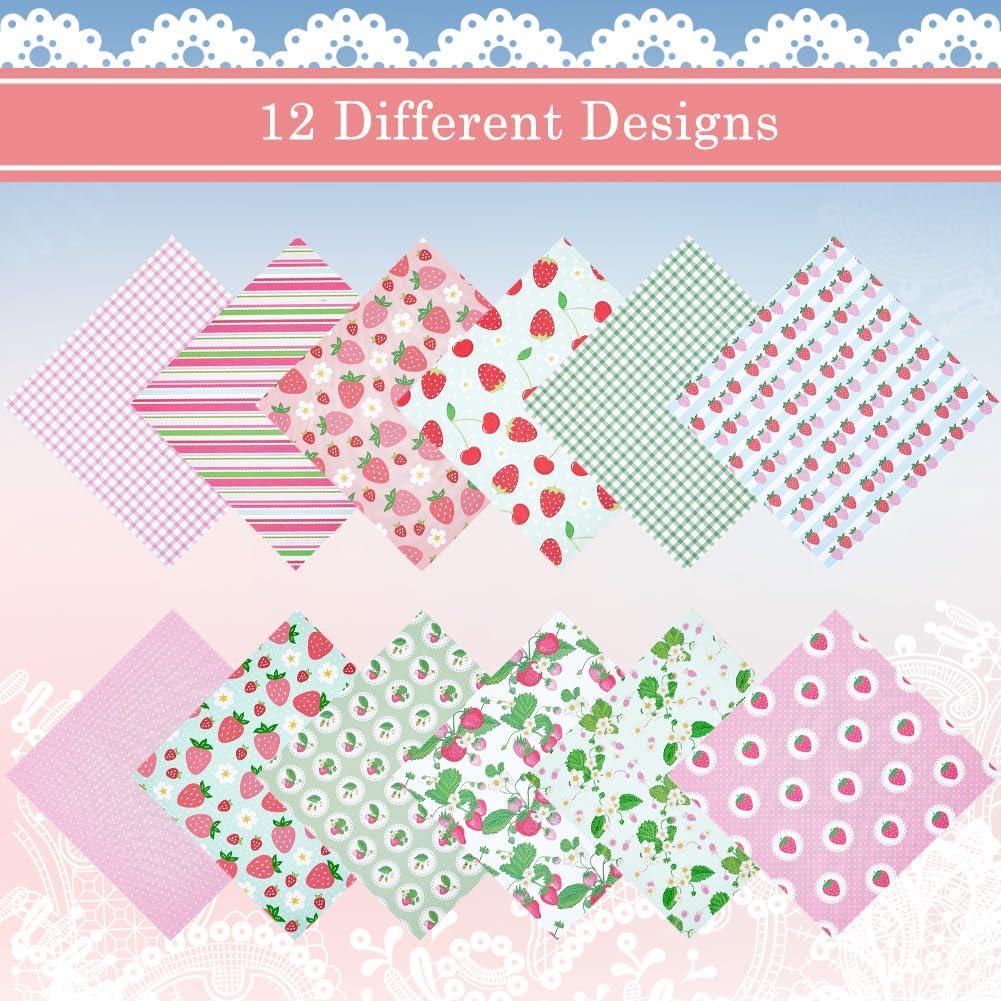 Papel de Scrapbook GORGECRAFT 24 Hojas 12 Estilos 15.2x15.2cm