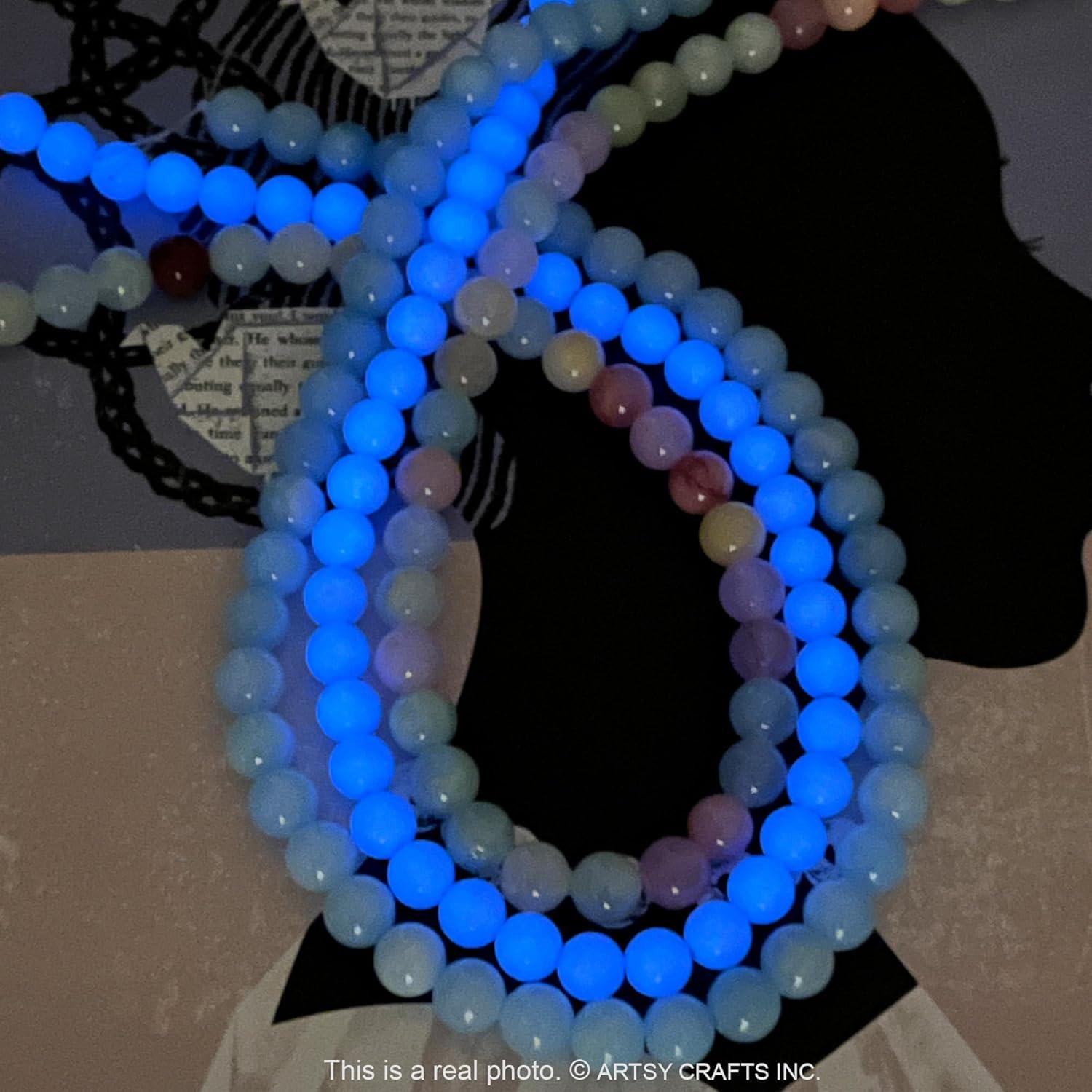 Perlas de Piedra Natural 150 Pcs 8mm ARTSY CRAFTS Joyería